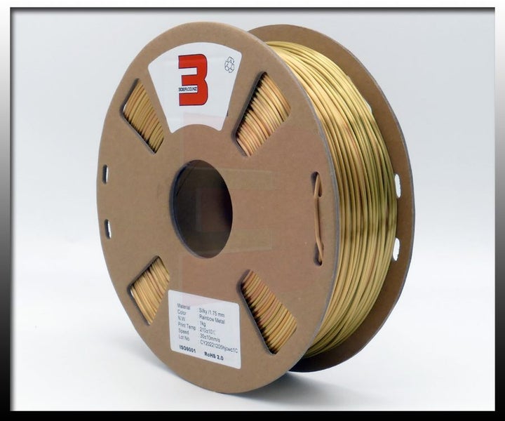 Silk Rainbow Metal B - Eco Pro Premium Silk PLA Filament - 1kg 1.75mm | 3DEA Carousel 1