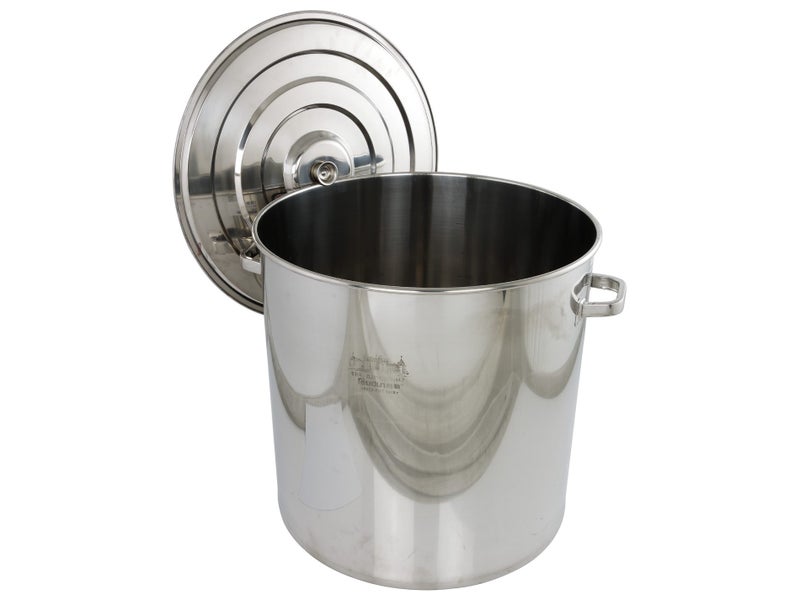 80L Tall Stock Pot + Lid - 50cm Stainless Steel Stockpot Carousel 2