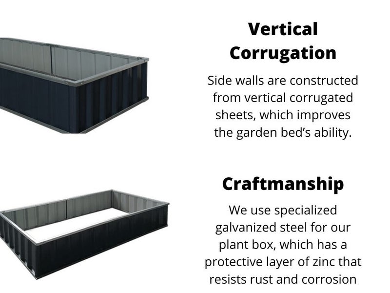 Planter box New Model with 4 layout options Cream Carousel 16