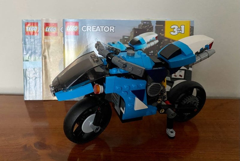 Lego 31114 Creator Model Making Super Motor Bike Carousel 1