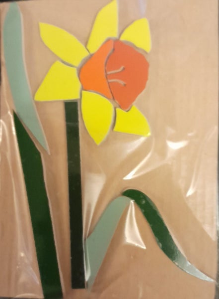 Daffodil tile inlay for mosaics. Carousel 1