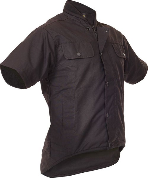 Ranger Oilskin Short Sleeve Vest - Brown - Sizes S to 7XL Carousel 1