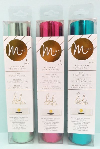 Heidi Swapp 6" Foil, Mint, Teal, Hot Pink 3 pce - HS-31210Set Carousel 1