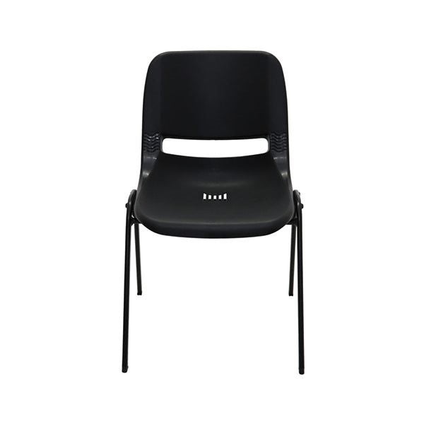 Saturn Heavy Duty Polyproylene Chair Black Carousel 1