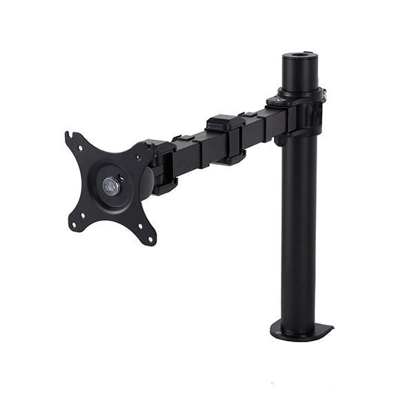 Spin Single Monitor Arm 408Mm H Central Pole 425Mm Arm Reach Black Carousel 1