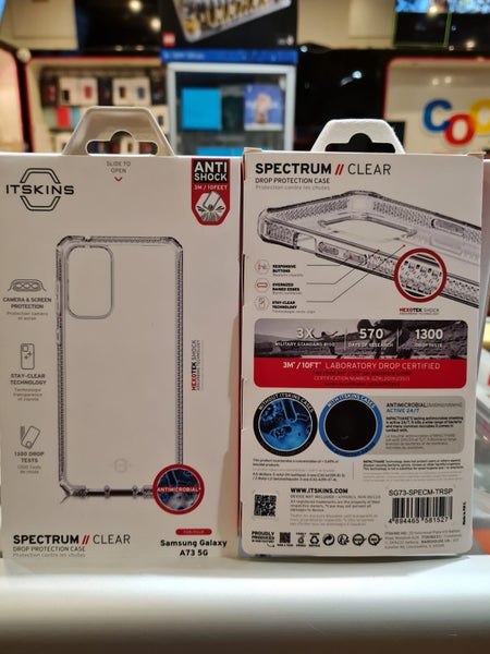 Samsung Galaxy A73 5G ITSKINS Spectrum Clear Case x3 Carousel 1