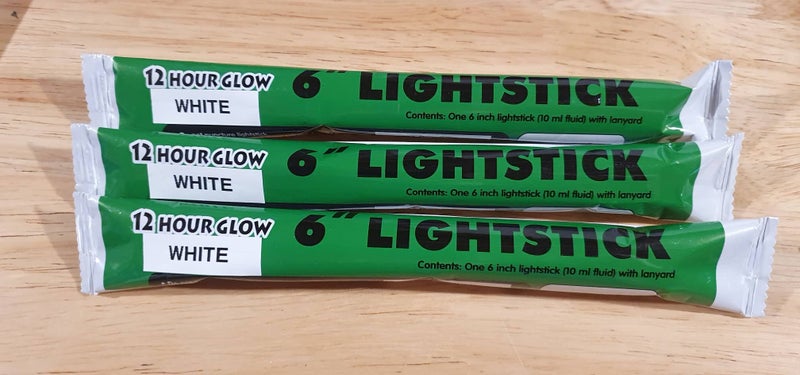 1 x Emergency Light Sticks 12 hours ILLUMINOUS WHITE Carousel 1