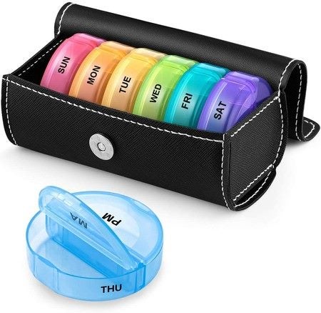 Pill Box Medicine Storage Organizer Carousel 1