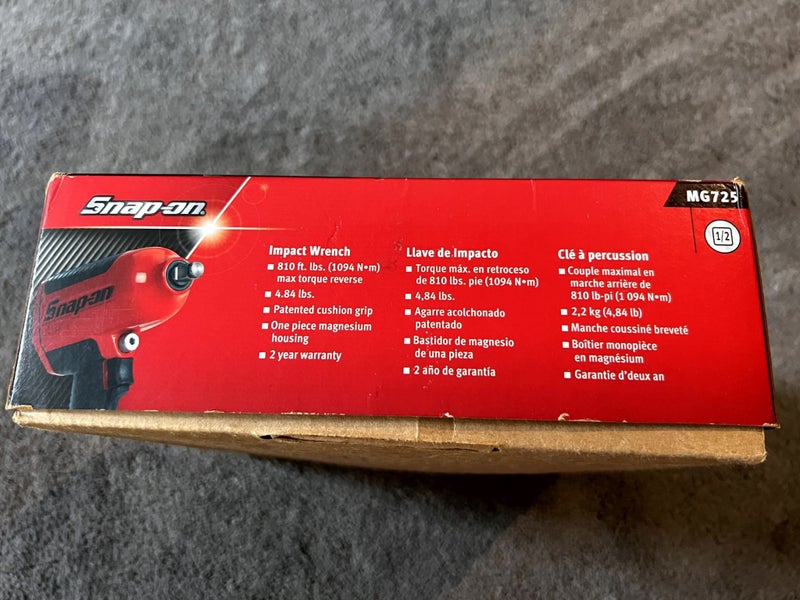 Snap-on Impact Wrench MG725 1/2" Drive Carousel 2
