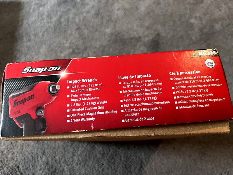 Snap-on MG325 3/8" Drive Air Impact Wrench Carousel 2