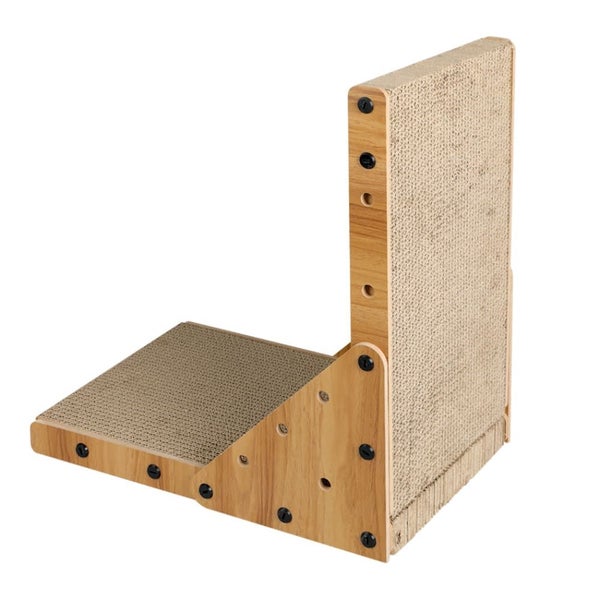 Goslash Picks Cat Scratcher Scratching Board Corrugated Cardboard Scratch Bed... Carousel 2
