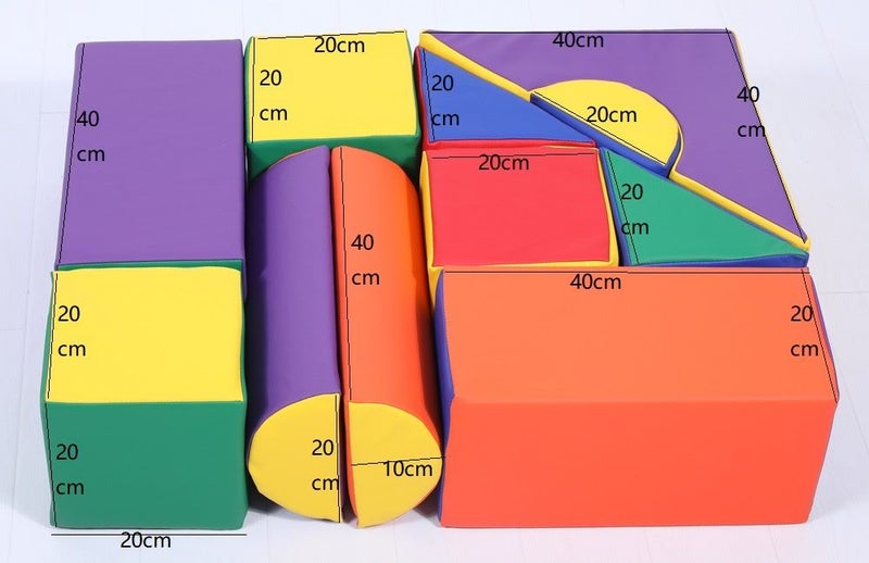 Soft Play Block Set Pastel Carousel 3