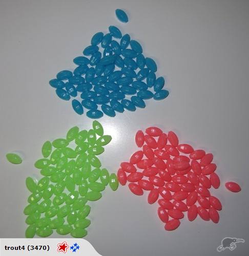 Hooker - Lumo Beads (17x10mm) - 50 pack Carousel 1