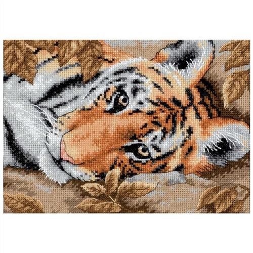 Dimensions Beguiling Tiger - Cross Stitch Kit Carousel 1