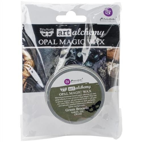 Finnabair Opal Magic Wax .68 Fluid Ounce Green Brocade Carousel 1