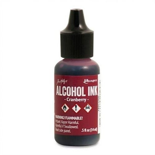 Ranger Ink Tim Holtz Alcohol Ink .5oz Cranberry Carousel 1