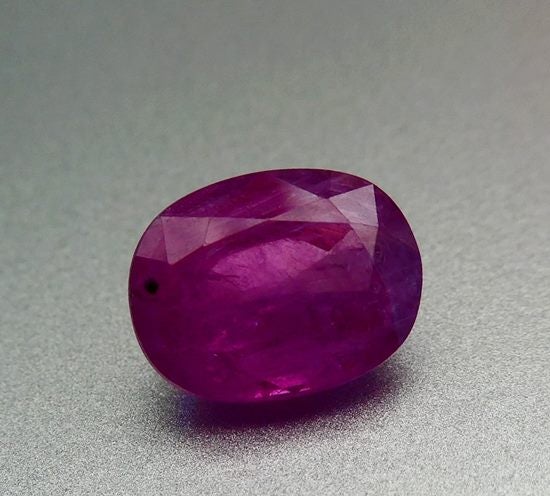 4.20CT SPLENDID HUGE OVAL CUT 100% NATURAL PINK RED RUBY Carousel 2