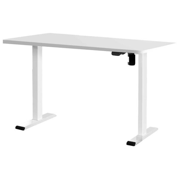 Electric Standing Desk Motorised Adjustable Sit Stand Desks White Carousel 1