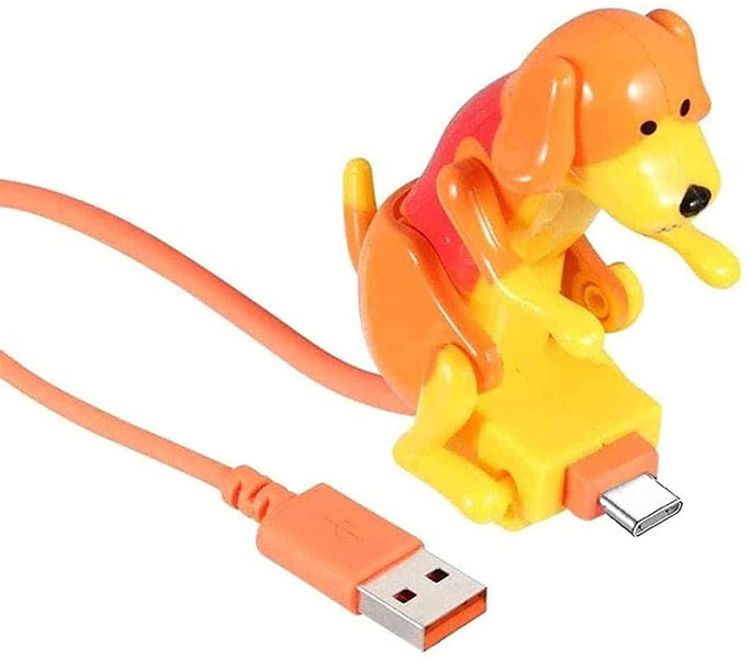 Stray Dog Charging Cable, Dog Toy Smartphone Usb Cable Charger, Mini Humping Cut Carousel 1