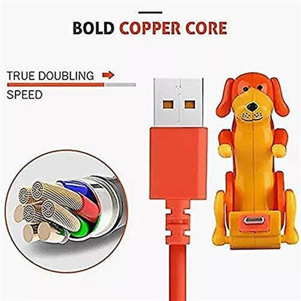 Stray Dog Charging Cable, Dog Toy Smartphone Usb Cable Charger, Mini Humping Cut Carousel 5