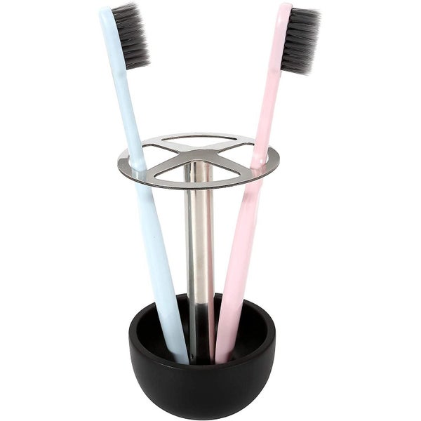 Toothbrush Holder Stand, For Razor, Bathroom Vanity Countertop, Stainless Steel Carousel 2