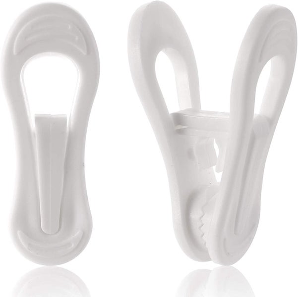50 Pack Hanger Clips For Hangers, Multi-purpose Strong Pinch Easily Clip On Clot Carousel 1