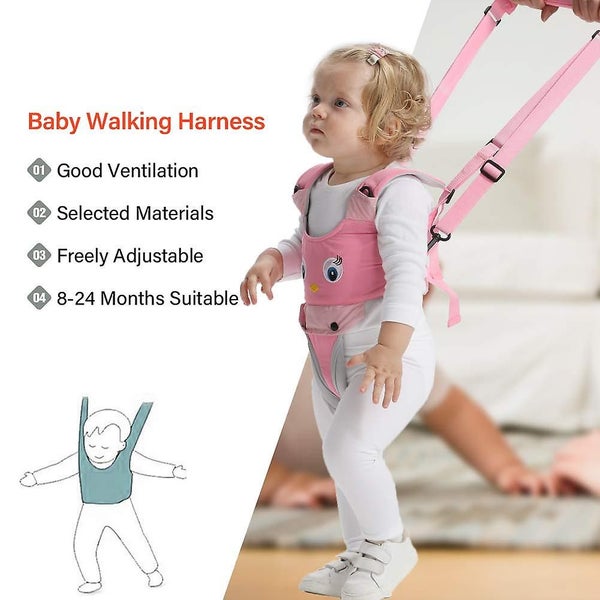 Handheld Baby Walking Harness For Kids, Adjustable Toddler Walking Assistant Wit Carousel 2