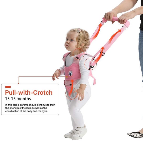 Handheld Baby Walking Harness For Kids, Adjustable Toddler Walking Assistant Wit Carousel 3