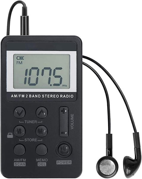 Personal Am/fm Pocket Radio Portable Vr-robot, Mini Digital Radio Carousel 2