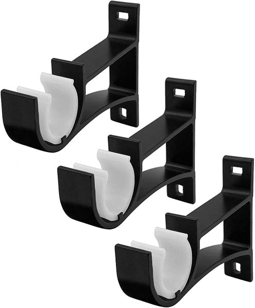 Curtain Rod Bracket, Small Curtain Rod Brackets Holder For Curtain Rods Heavy Du Carousel 2