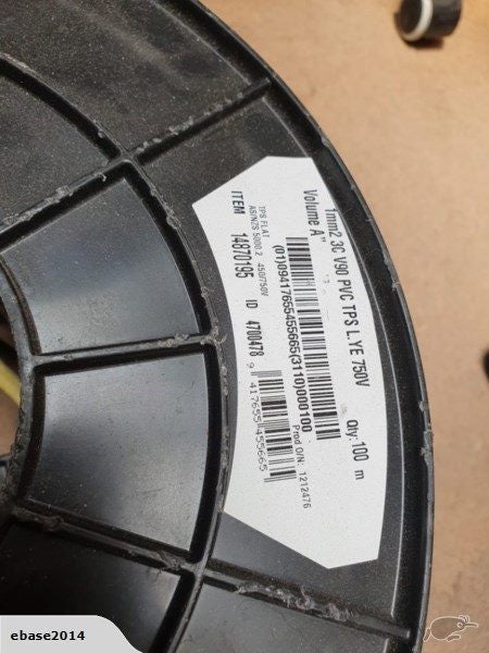 1.0MM 3 CORE YELLOW CABLE 100M Carousel 2