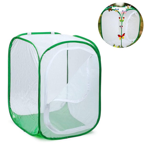 Tall Large Butterfly Habitat Cage Collapsible Terrarium Carousel 1