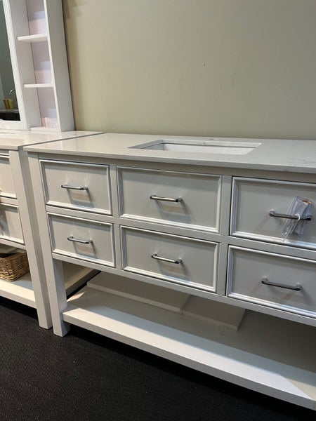 Taliah Single Vanity W121 - White with Engineered Stone Top *30% OFF Carousel 2