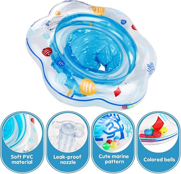 Swim Ring Baby, Inflatable Baby Swim Seat Buoyancy Aid Swim Trainer Swimming Tra Carousel 5