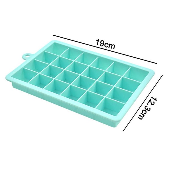 Ice Cube Trays Set Of 2, Easy Release 24 Flexible Silicone Ice Cube Molds With R Carousel 2