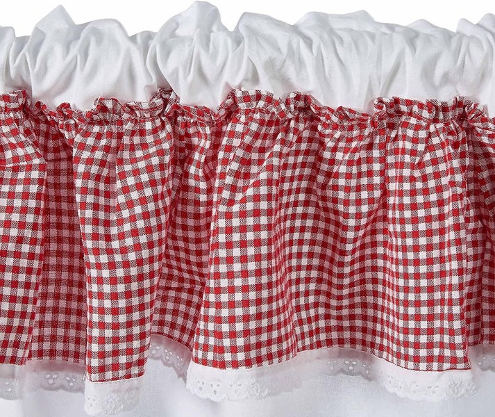 4448568 Disc Curtain Kitchen Curtain Short Blind W X H: 150 X 40 Cm Shabby Chic Carousel 5