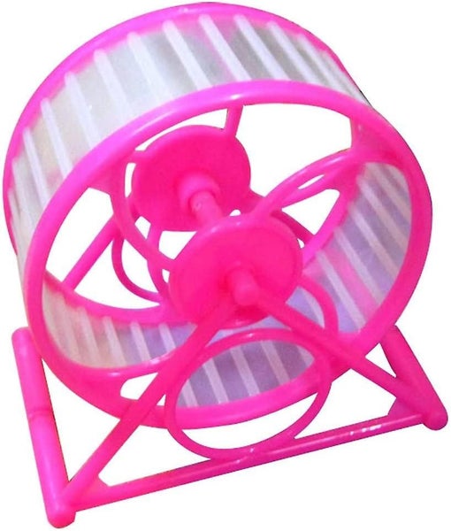 1pc Rosy Hamster Wheel Pet Jogging Hamster Mouse Guinea Pig Animals Exercise Toy Carousel 1