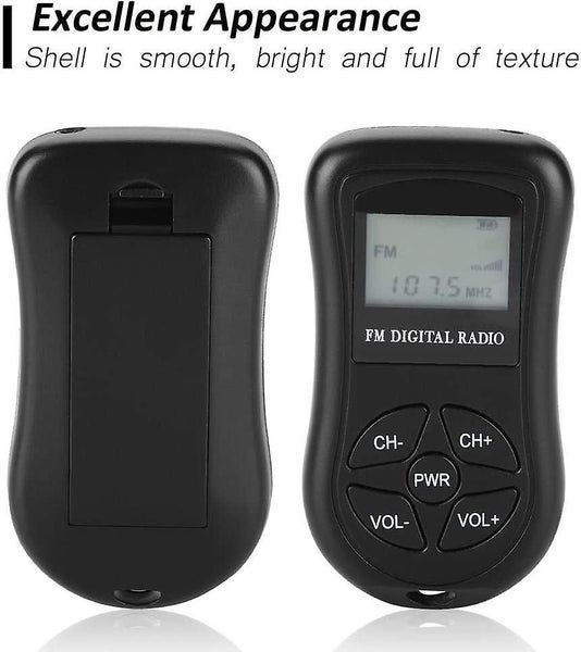 Digital Portable Fm Radio, Lcd Display Personal Mini Digital Radio Carousel 2