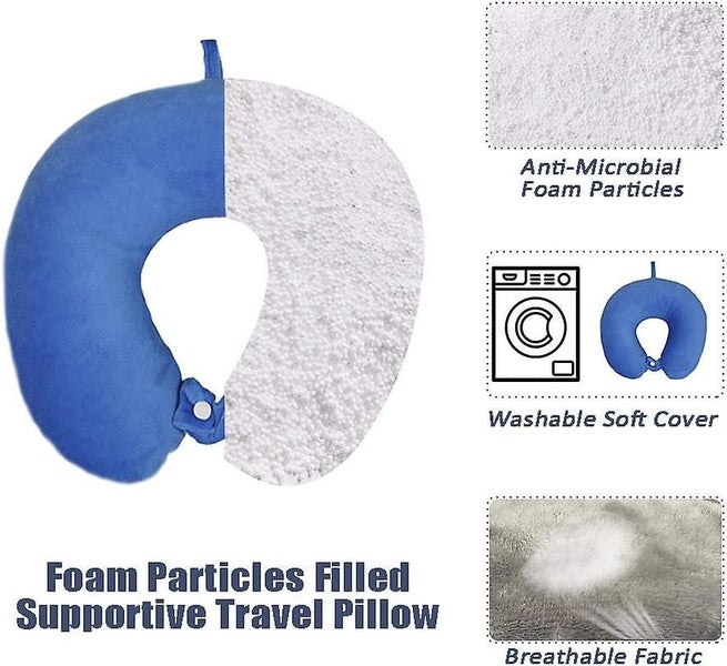 Convertible Travel Pillow Cute And Comfortable Washable Neck Pillow Carousel 5