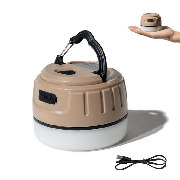 Portable LED Camping Light Magnetic Base -Brown Carousel 1
