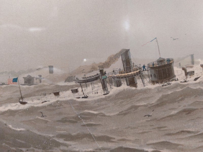 USS Keokuk Print - Fred S Cozzens Carousel 2