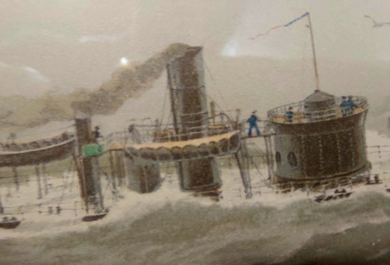 USS Keokuk Print - Fred S Cozzens Carousel 4