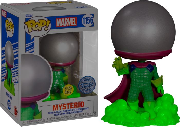 Spider-Man - Mysterio Earth-616 Glow in the Dark Pop! Vinyl Figure Carousel 1