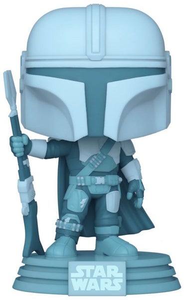 Star Wars: The Mandalorian - Mandalorian Hologram Glow US Exclusive Pop! Vinyl Carousel 1