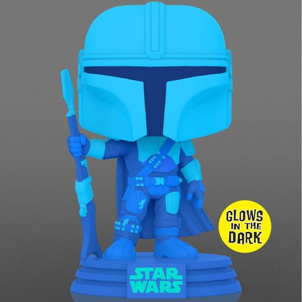 Star Wars: The Mandalorian - Mandalorian Hologram Glow US Exclusive Pop! Vinyl Carousel 2