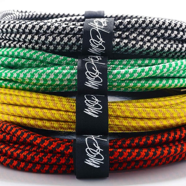 Mophead 15 Foot 4.5m XLR Extension Braided Cable Green Carousel 8