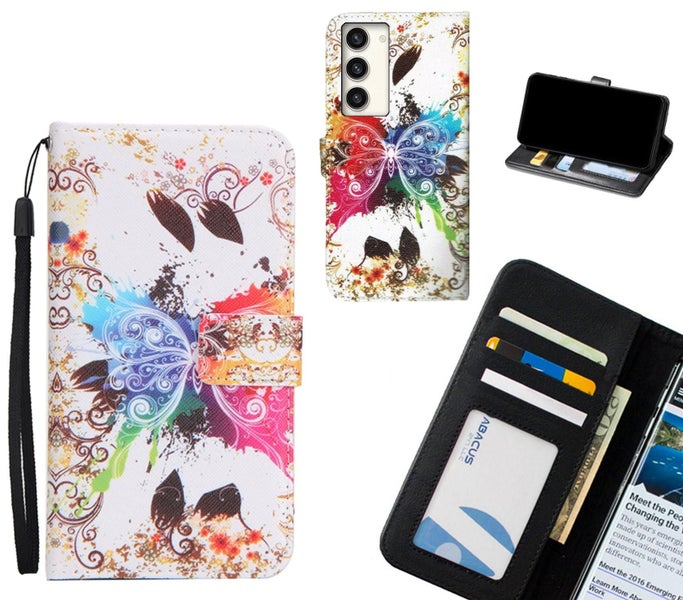 Samsung Galaxy S23 Plus case 3 card leather wallet case printed ID Carousel 1
