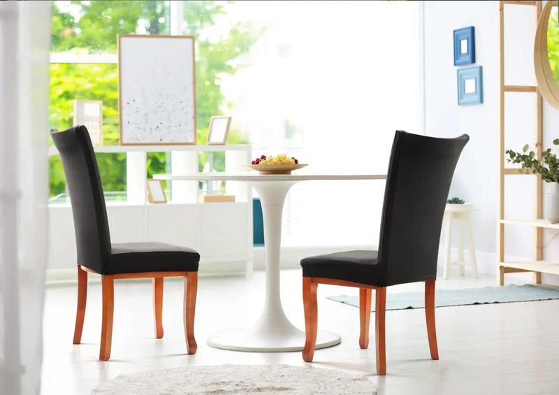 Ovela Pack of 8 Set Dining Chair Cover (Navy) Carousel 1