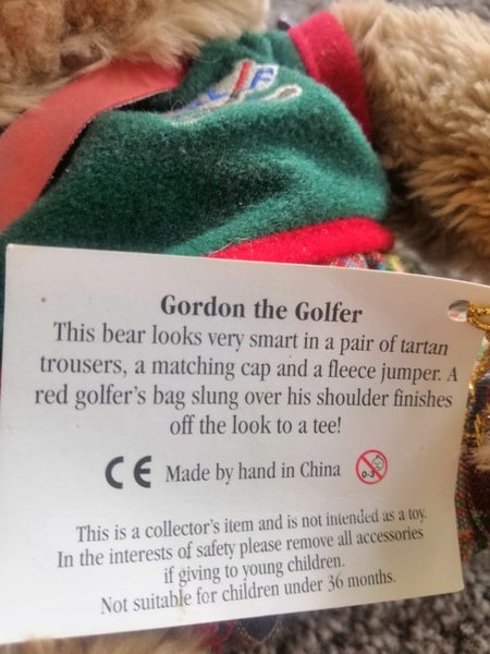 The Teddy Bear Collection - Gordon the Golfer Teddy Bear Carousel 3