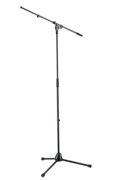 K&M - 21020-300-55 - Mic Stand - One Piece Microphone Stands - Boom Arm Carousel 1